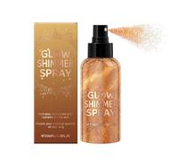 Body Shimmer Spray,Body Glow Spray,Bronzing Highlighter,Nourishing Shimmering Oil,Glowing Skin,Facial And Hair Highlighter Liquid100ml)