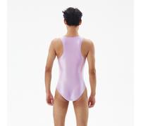 Body Shiny Uomini Tuta Attillata Costumes Da Bagno Canottiera Strati Base