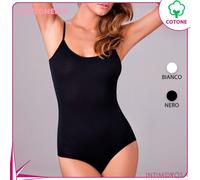 Body spalla stretta Cotonella gd008 cotone elastico donna