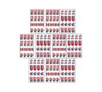 Body Sticker for Independence Day Party 40 Sheets Mixed Styles