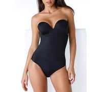 Body strapless in microfibra, nero Nero 3B