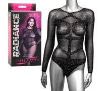 Body Suit A Maniche Lunghe - Regina - Nero