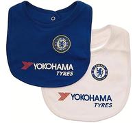 Body Suit Pram Per Bambini Chelsea FC Maniche Corte Baby Grow Vest x2 CFC BLUES