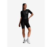 Body triathlon 2XU Aero Hex manica corta nero bianco donna - L