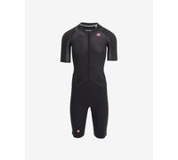 Body triathlon Castelli Free San Remo 3 Rosso Corsa manica corta nero - 3XL