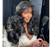 Body Wave Human Hair Wigs 30 40 Pollici Lace Front 13X4 Frontal Pre Plucked Wig