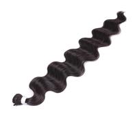 Body Wave Ponytailtail Hair Bundles 26 Pollici Morbidi Capelli Sintetici Lunghi Intrecciati Ombre Marrone 613 Biondo 100G Extension Per Capelli