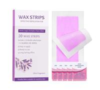 Body Wax Strips, Eyebrow Hair Remover, Gentle Smooth Waxing Kit con 20 pezzi e 5 Wipes, Easy Hair Removal for Underarms, Legs, Arms, Eyebrows, Travel-Friendly Grooming Use