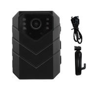 Body Worn Camera with Back Clip 4K HD 6 Axis Gyro Night Vision Water Wearable Video Recorder for Security Guard Law Enforcement