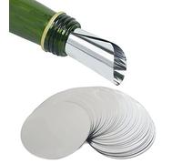 BODYA 10 pezzi argento vino versatore di alluminio disco di vino goccia fermare versare beccuccio per vino bevande birra dispenser liquido