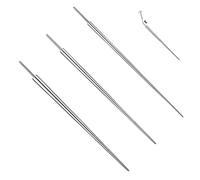 BodyAce G23 Titanio Senza Filo Piercing Taper Insertion Pin, 1.0/1.2/1.6mm Piercing Orecchio Labbro Stretching Kit, Piercing Naso Strumento Assistente Per Trago/Ombelico/Sopracciglio [14G,16G,18G]