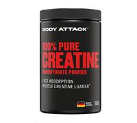 BODYATTACK 100% Pure Creatine 500 gr - Creatina Monoidrata Micronizzata pura