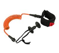 Bodyboard a spirale a spirale Accessori per la navigazione premium di surf premium 5,5 mm 5 piedi 5 piedi in acciaio resistente in acciaio inossidabile regolabile leggero per i (Arancia)