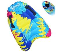 Bodyboard Gonfiabile, Hillylolly Tavoletta Surf Gonfiabile Giocattolo con Bracciolo, Mare,Tavola da Nuoto Bambini Gonfiabile, Bambino, Vacanze all'insegna del Surf (Colorato, 80 * 60 cm)