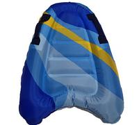 Bodyboard gonfiabile per bambini e adulti, 75 x 65 cm, portatile e pieghevole con 2 manici, tavola da surf in PVC per spiaggia, piscina e nuoto apprendimento, sport acquatici estivi (A)