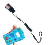 Bodyboard Leash, Wrist Strap for Boogie Board, TPU Elastic Lightweight Surfboard Replacement Cord, Comfortable Cuff with Swivel for Women, Teens, Girls, Boys, And Youth, (70g)