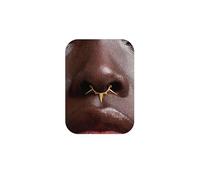BodyBonita 16G Piercing al Setto con Punte - Acciaio Chirurgico 316L Septum Piercing Nostril Helix Orecchino Trago Piercing Naso Cerchio Cartilagine Daith Piercing Naso Anello Oro 10mm Stile Sette