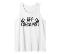 Bodybuilder Che Dice Barbell Bodybuilding Il Mio Terapeuta Canotta