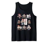 Bodybuilder Gym Gnome Themed Graphic For Fitness Lovers Canotta