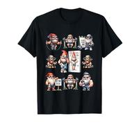 Bodybuilder Gym Gnome Themed Graphic For Fitness Lovers Maglietta
