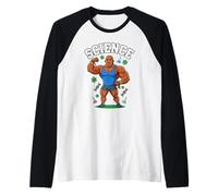 Bodybuilder Science Based Palestra Fitness Maglia con Maniche Raglan