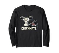 Bodybuilding Chess Piece Sollevamento Pesi King Sconfitta Maglia a Manica