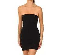Bodyeffect - Sottoveste Tubino Modellante Invisibile con Finiture in Jacquard e Compressione Extra Forte Art. 810130 (L/XL, Nero)