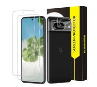 Bodyguard 2 + 2 pellicole protettive in vetro temperato per Google Pixel 8A 5G, anti-impronte, ultra trasparente, anti-bolle, pixel 8A, pellicola protettiva 2,5D, Edge facile da installare