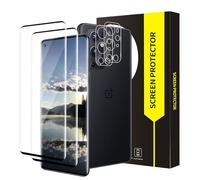 Bodyguard 2 + 2 pellicole protettive in vetro temperato per Oneplus 9 Pro 5G, copertura completa 3D, durezza 9H, antigraffio, anti-urto, ultra trasparente, ad alta risoluzione, ID delle impronte