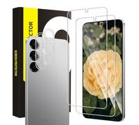 Bodyguard 2 + 2 pellicole protettive in vetro temperato per Samsung Galaxy S25 Plus 5G, durezza 9H, pellicola protettiva per fotocamera, senza bolle, 2,5D Sensible Touch, HD Clear S25 Plus