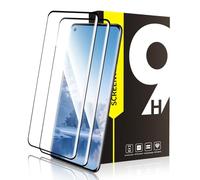 Bodyguard 2 pellicole protettive in vetro temperato per OnePlus 8 Pro 5G, durezza 9H, anti-schegge, anti-impronte, ultra HD One Plus 8 Pro, pellicola protettiva in vetro curvo 3D ultra resistente