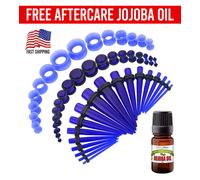 BodyJ4You 50PC Spessori Kit Orecchio Elasticizzato Aftercare Jojoba Lucida Cera