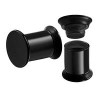 bodyjewelrytrend C3VCT - Piercing a Vite a Doppia svasatura con Filettatura Interna, 2 Pezzi e Materiale Non Metallico, Colore: 2 Pezzi (6 mm), cod. TU F233 AC INT L2 6m