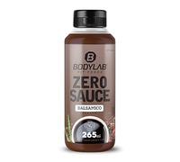 Bodylab24 Zero Sauce Aceto Balsamico 265ml, a basso contenuto calorico, solo 3-9 kcal per porzione da 15g, a basso contenuto di grassi e zuccheri, perfetta per raffinare i piatti