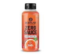 Bodylab24 Zero Sauce Peperoncino Dolce Tailandese 265ml, a basso contenuto calorico, solo 3-9 kcal per porzione da 15g, a basso contenuto di grassi e zuccheri, perfetta per raffinare i piatti
