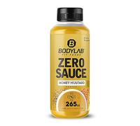 Bodylab24 Zero Sauce Senape al Miele 265ml, a basso contenuto calorico, solo 3-9 kcal per porzione da 15g, a basso contenuto di grassi e zuccheri, perfetta per raffinare i piatti