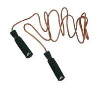 Bodyline Corda da Salto in Cuoio con Pesi e Impugnature Neo Ergonomiche, Regolabile, Ideale per Allenamento Cardio, Tonificazione Muscolare e Miglioramento Coordinazione