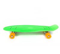 Bodyline Grab skateboard verde in pvc quattro ruote in poliuretano resistente per acrobazie ragazzi-bambini