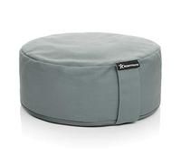 BODYMATE Cuscino Yoga Circonferenza 13 cm Diametro 31 cm con Imbottitura di Grano Saraceno e Spelta - Rivestimento Lavabile in Lavatrice 100% Cotone Extra Spesso - Cuscino da Meditazione - Zafu