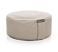 BODYMATE Cuscino Yoga Circonferenza 13 cm Diametro 31 cm con Imbottitura di Grano Saraceno e Spelta - Rivestimento Lavabile in Lavatrice 100% Cotone Extra Spesso - Cuscino da Meditazione - Zafu