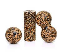 BODYMATE Mini Kit per Fasce Mini Foam Roller L15xD6 cm, Palla Ø 8 cm e Duo Ball Ø 8 cm