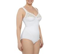 BODYPERFECT Body Donna Coppa D Contenitivo e Snellente Intimo Elegante per Un Corpo Perfetto in Pizzo Senza ferretto Scollatura sulla Schiena