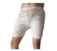 Mutanda lana uomo gamba corta super Pippo con bottone 50% lana 50% acrilico