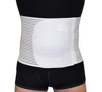 BODYPERFECT Pancera post operatoria Fascia contenitiva uomo Post-operatoria Contenitiva Addome Made in Italy XS-Bianco