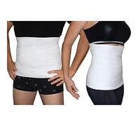 BODYPERFECT Panciera Elastica Termica Lombare Unisex Protezione Addominale in Cotone Made in Italy SMALL