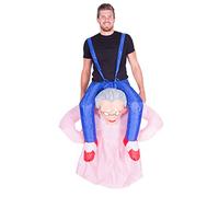 Bodysocks® Costume Gonfiabile da Nonna per Adulti