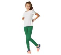 BODYWEAR LTD Leggings a tinta unita per ragazze - Pantaloni basic elasticizzati a lunghezza intera per bambini e adolescenti per la vita quotidiana - Stile e gioco attivo - perfette per la scuola, i