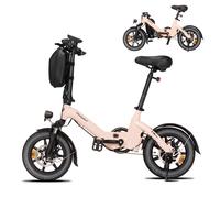 Bodywel Bici Elettrica 14" E-bike Città Biciclette Elettricha 36V 7.8Ah 45KM