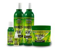 Boe - Set per la cura dei capelli, 5 pezzi con borsa Tote Bag, Promuove la crescita dei capelli, Tutti i tipi di capelli
