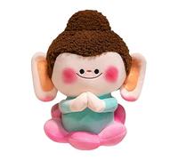 Boeddha Pluche | Pluche & PP, 30 Cm Hoogte | Handen Samen Transformeerbaar Ontwerp, Zacht Knuffeldier | Festival Verjaardag Regalo Voor Alle Leeftijden